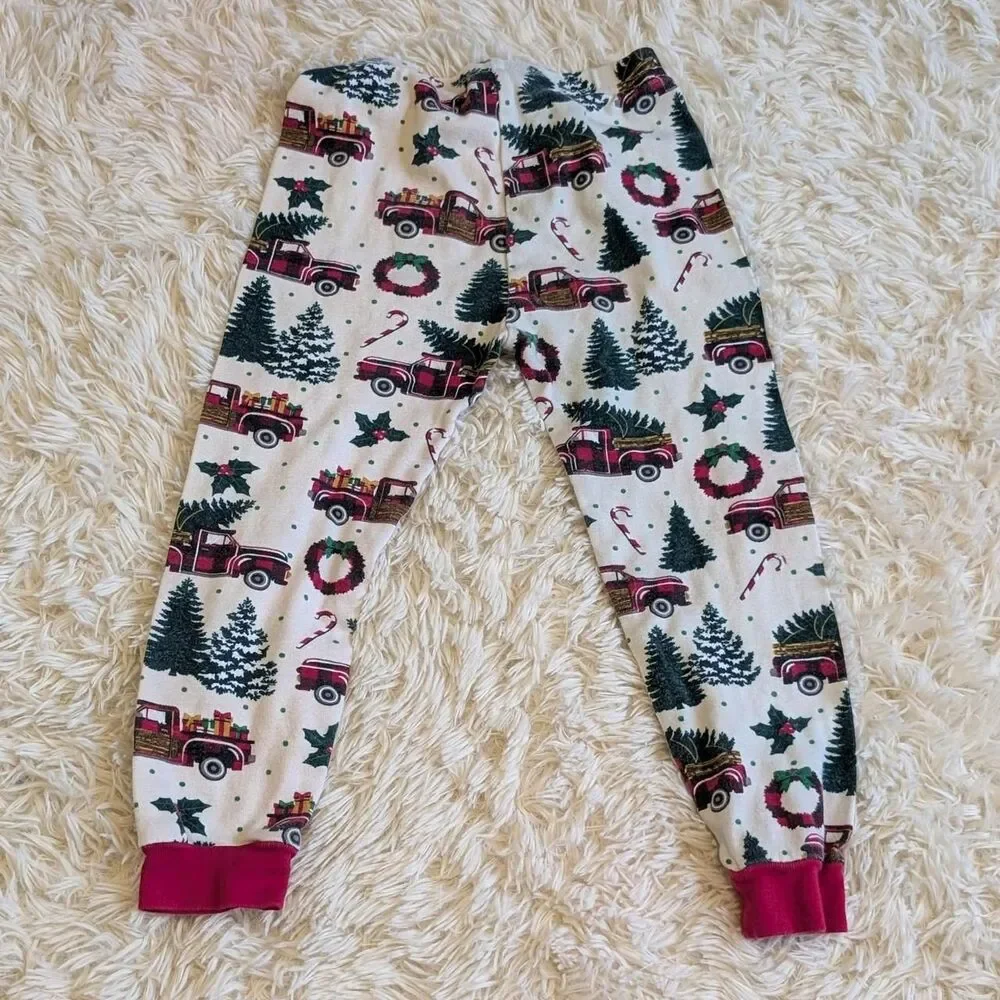 The Children's Place Unisex Size 3T Christmas Truck Snug Fit Long Sleeve Pajamas
